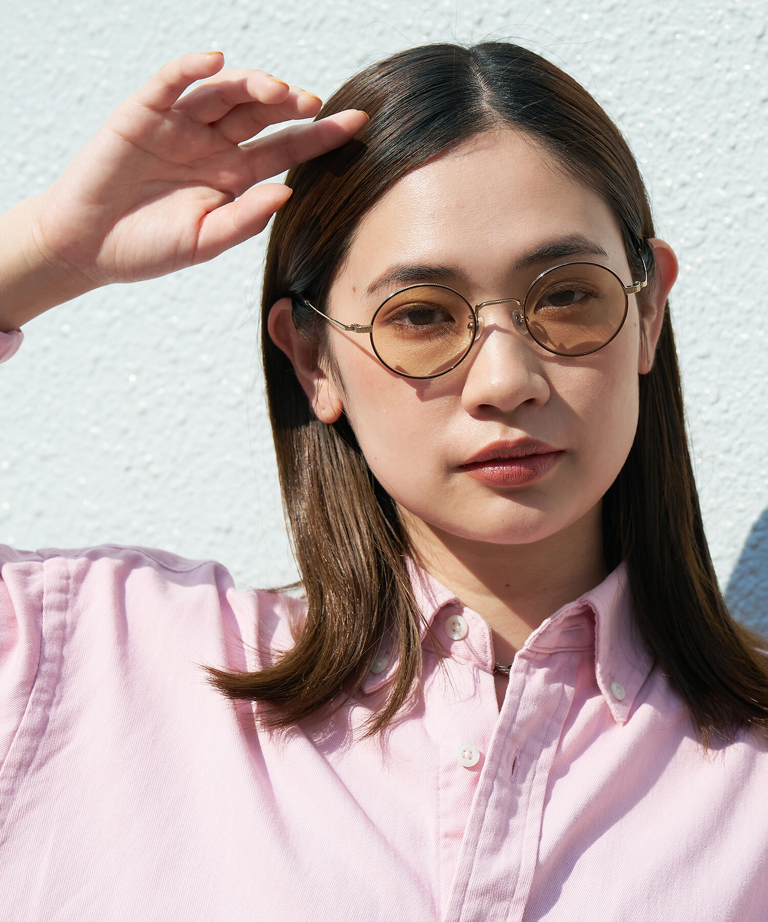  「【WEB限定】Zoff｜STUDIO SEVEN｜ラウンド型 丸型 サングラス｜メタルフレーム UVカット」|サングラス|