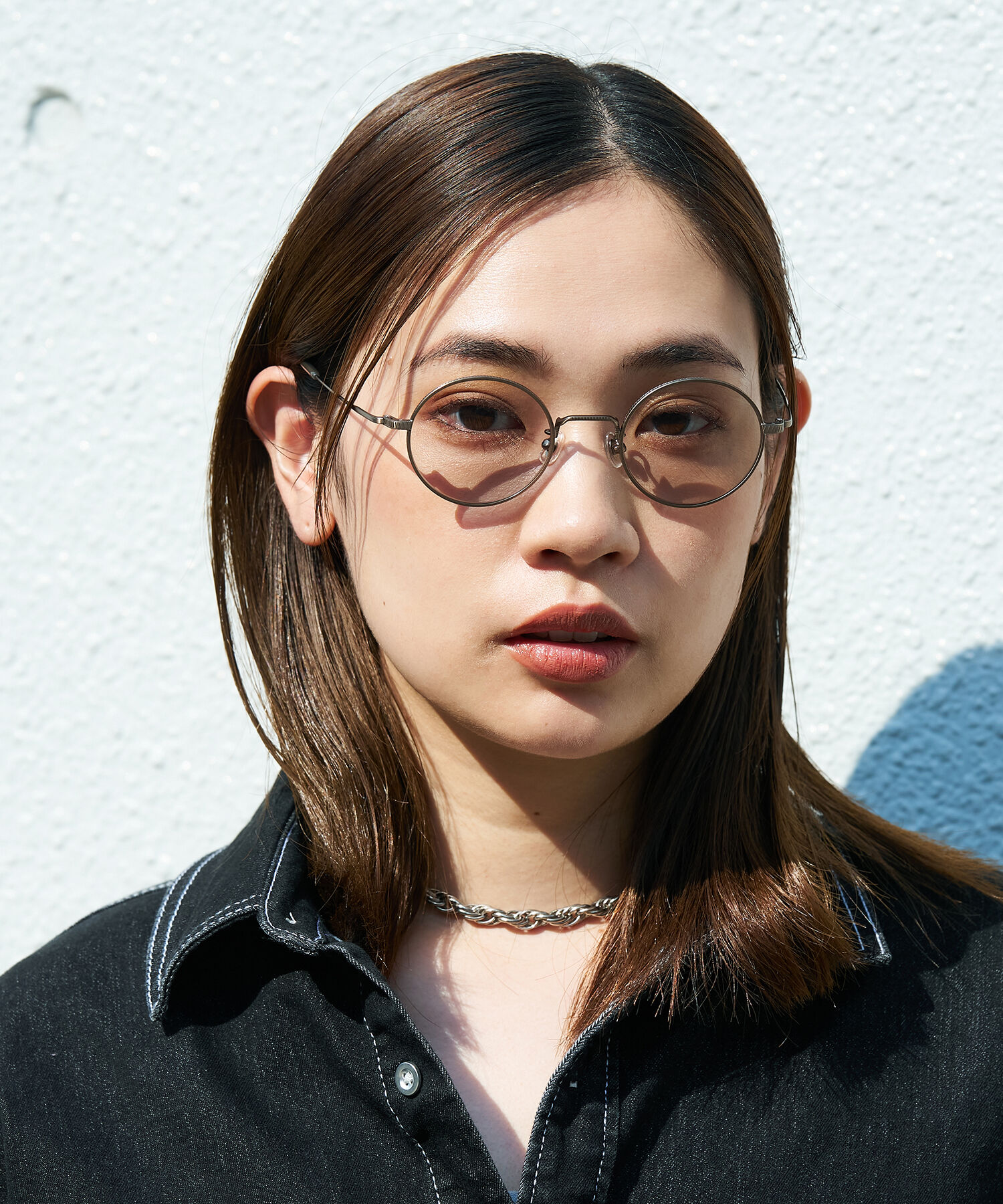  「【WEB限定】Zoff｜STUDIO SEVEN｜ラウンド型 丸型 サングラス｜メタルフレーム UVカット」|サングラス|