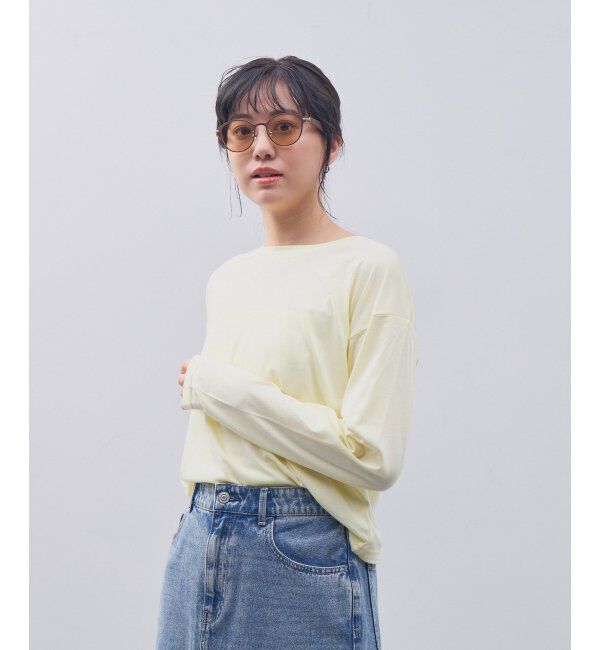  「SUNCUTGlasses/UV100%CUT サングラス レザー調 ラバーテンプル 紫外線対策 UV対策 UVカット ズレ落ち防止」|サングラス|薄ブラウン1