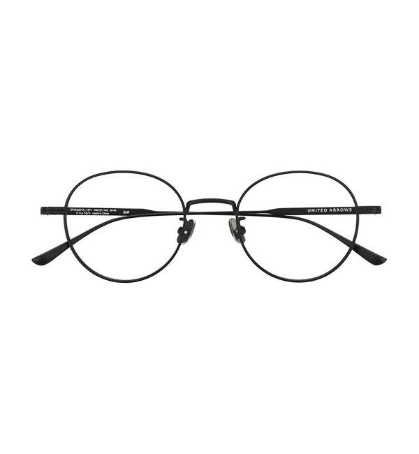 「Zoff｜UNITED ARROWS メガネ | [Stylish] チタン 伊達メガネ ユナイテッドアローズ   レンズ交換券付」|メガネ|