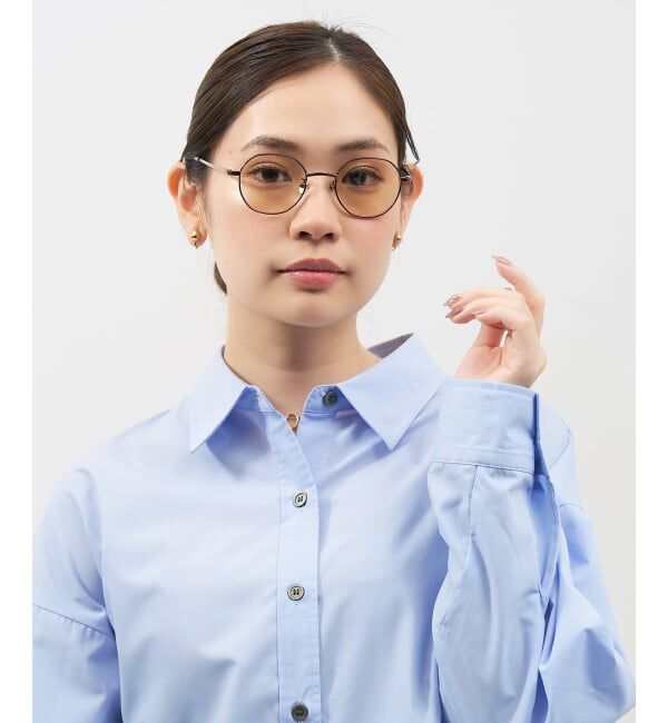  「【WEB限定】SUNCUTGlasses/UV100%CUT ボストン型 サングラス | カラーレンズ メタル 紫外線対策 UVカット」|サングラス|