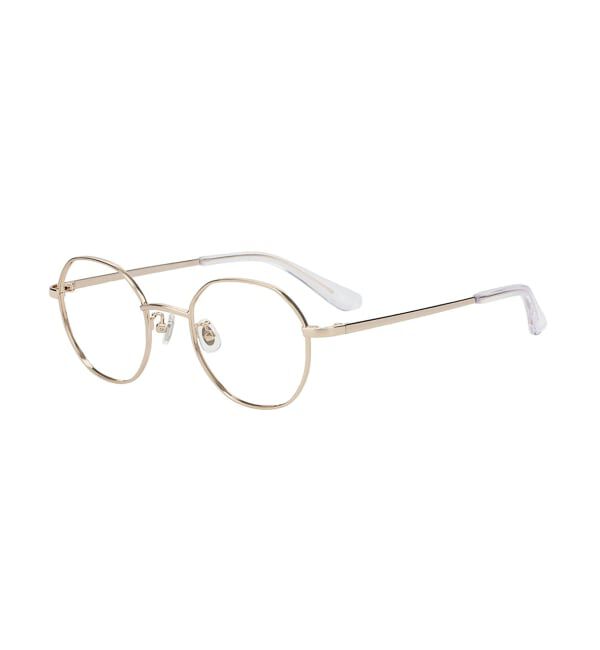  「【WEB限定】SUNCUTGlasses/UV100%CUT ボストン型 クリアサングラス |メタル 紫外線対策 UVカット」|サングラス|