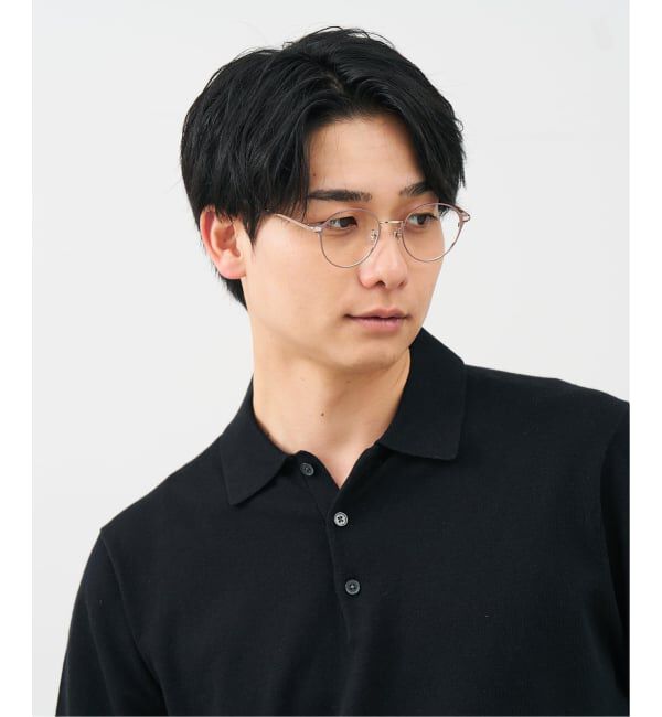  「FASHION ボストン型 メガネ | 中顔面短縮みえメガネ 軽量 メタル 丸型 高級感 FASHION レンズ交換券付」|メガネ|
