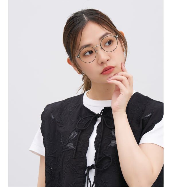  「FASHION ボストン型 メガネ | 中顔面短縮みえメガネ 軽量 メタル 丸型 高級感 FASHION レンズ交換券付」|メガネ|
