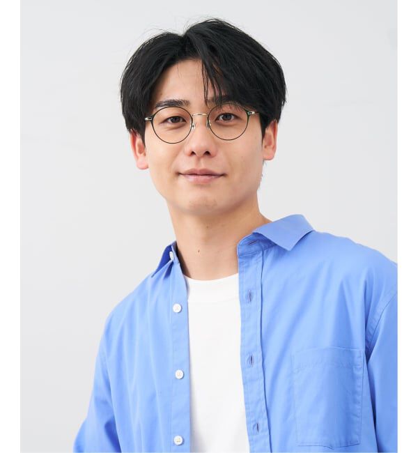  「FASHION ボストン型 メガネ | 中顔面短縮みえメガネ 軽量 メタル 丸型 高級感 FASHION レンズ交換券付」|メガネ|