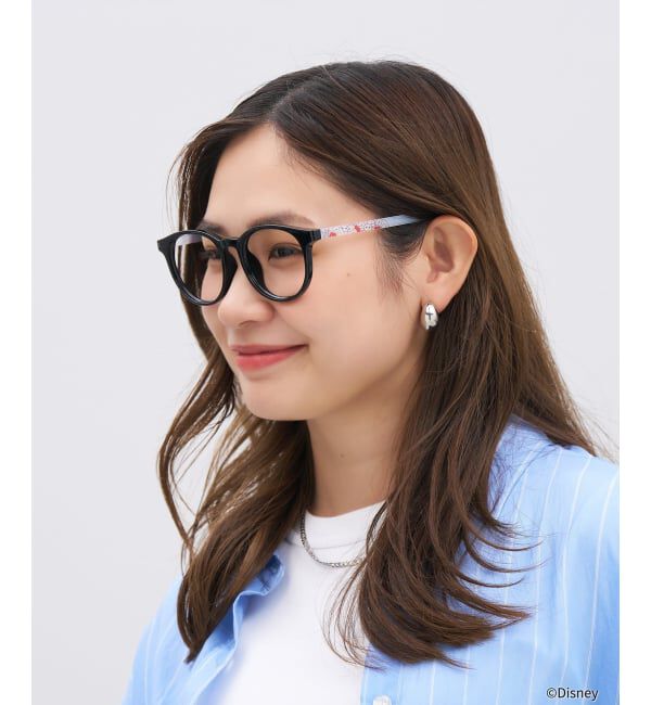  「Disney Collection created by Zoff &ldquo;BAYMAX&rdquo; ボストン型 メガネ |  レンズ交換券付」|メガネ|