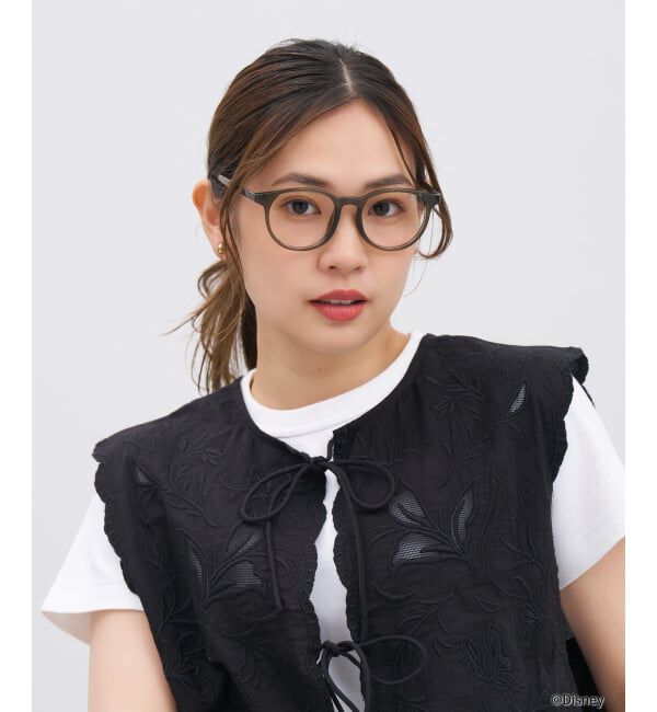  「Disney Collection created by Zoff &ldquo;BAYMAX&rdquo; ボストン型 メガネ |  レンズ交換券付」|メガネ|オリーブ
