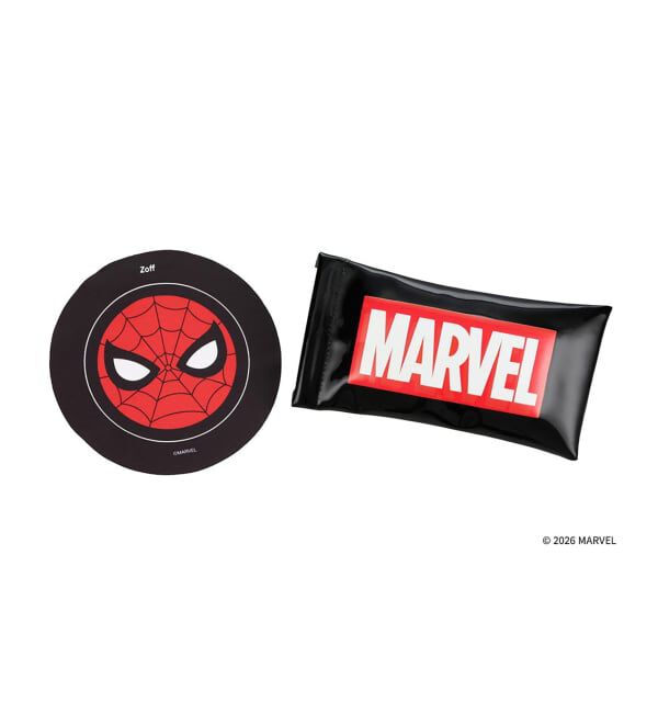  「Zoff MARVEL COLLECTION ボストン型 メガネ | 軽量 太縁 黒縁 伊達メガネ ユニセックス レンズ交換券付」|メガネ|