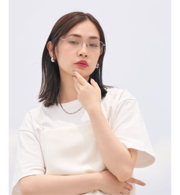  「SUNGLASSES COLLECTION オーバル型 サングラス | 軽量 メタル ハーフリム 紫外線対策 UVカット     」|サングラス|