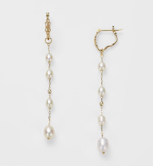 agete「K10ピアス」|ピアス|