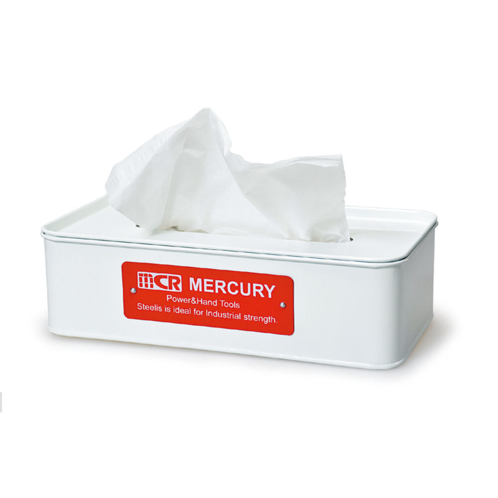MERCURY「マーキュリー 雑貨 通販 ティッシュケース おしゃれ ティッシュカバー ティッシュボックス」|その他|ホワイト1