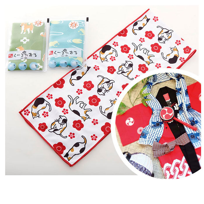 BACKYARD FAMILY「クールタオル かわいい 通販 和柄 冷感タオル 冷却タオル タオル 冷感 おしゃれ シンプル 大人」|タオル|