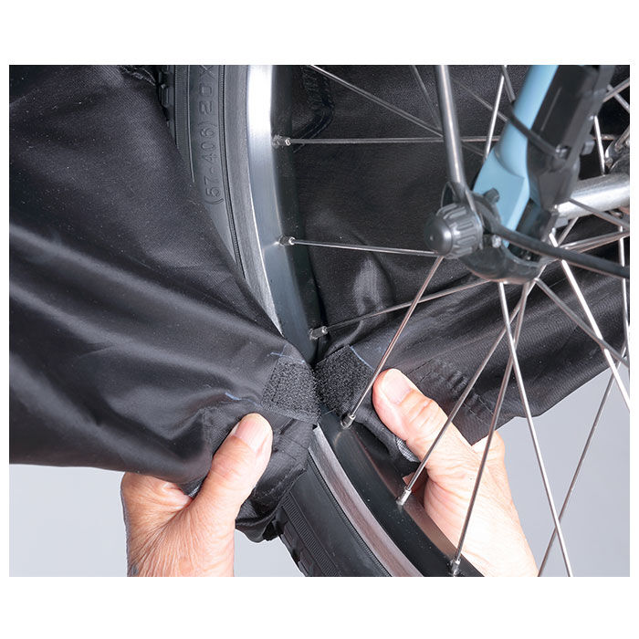 BACKYARD FAMILY「自転車カバー 子供乗せ 通販 サイクルカバー 厚手 丈夫 ブラック シンプル 防水 撥水 はっ水」|その他|