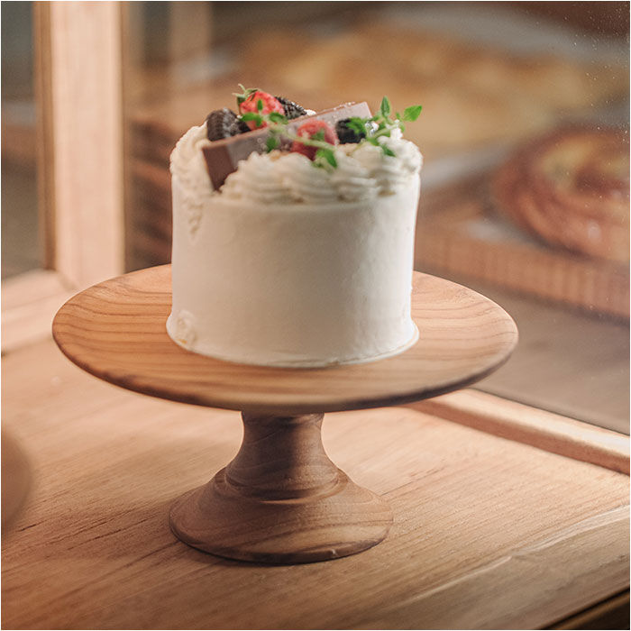 BACKYARD FAMILY「ケーキスタンド 木 s 通販 木製 小皿 コンポート 皿 ケーキプレート ケーキトレー ケーキ」|食器・キッチングッズ|