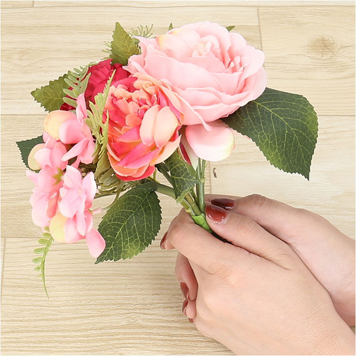 BACKYARD FAMILY「バラ 花束 造花 通販 花 薔薇 ばら アーティフィシャルフラワー アーティフィシャルグリーン」|その他|