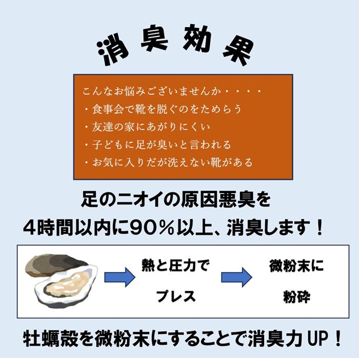 BACKYARD FAMILY「靴 消臭 粉 通販 広島県産牡蠣殻配合 靴の消臭パウダー 消臭パウダー ふりふりパウダー 牡蠣殻」|シューケア|