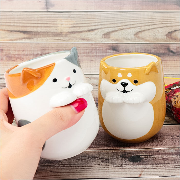 BACKYARD FAMILY「湯呑み かわいい 通販 そっとそえ手湯呑 コップ カップ 食器 テーブルウェア 湯のみ 湯飲み」|食器・キッチングッズ|