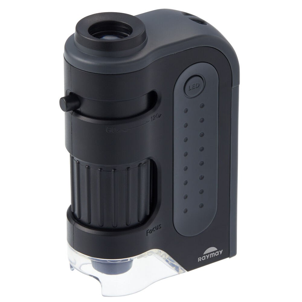 BACKYARD FAMILY「顕微鏡 子供 通販 ハンディ顕微鏡 ZOOM レイメイ藤井 RXT1143 60倍 120倍」|その他|ブラック1