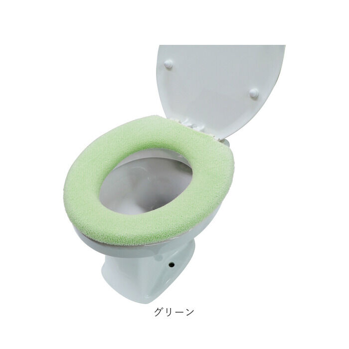 BACKYARD FAMILY「うさぎの肌触り O型 便座カバ－ 通販 便座マット 便座 シート カバー トイレ ふわふわ」|トイレタリー・ランドリーグッズ|