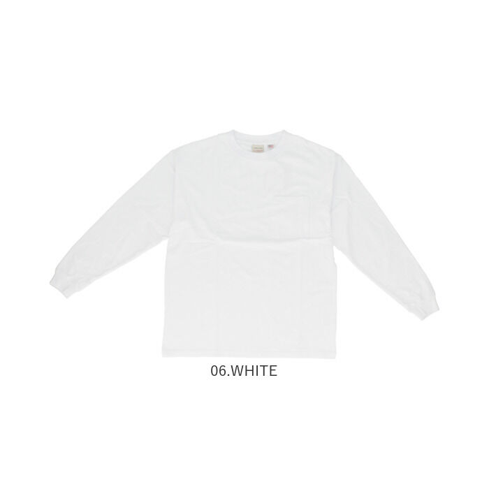 BACKYARD FAMILY「メンズ 長袖tシャツ 通販 BIGTシャツ 男性 ロングスリープ ポケット付 袖リブ 長袖Tシャツ」|Tシャツ・カットソー|