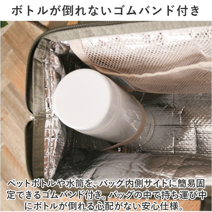 BACKYARD FAMILY「At First アットファースト ランチバッグ 保冷 がま口 L 通販 ランチバック」|食器・キッチングッズ|