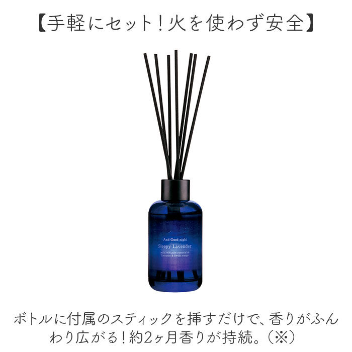 BACKYARD FAMILY「アンドグッドナイト アロマディフューザー 通販 アロマオイル 香り アロマ 香水 ディフューザー」|アロマ・ルームフレグランス|
