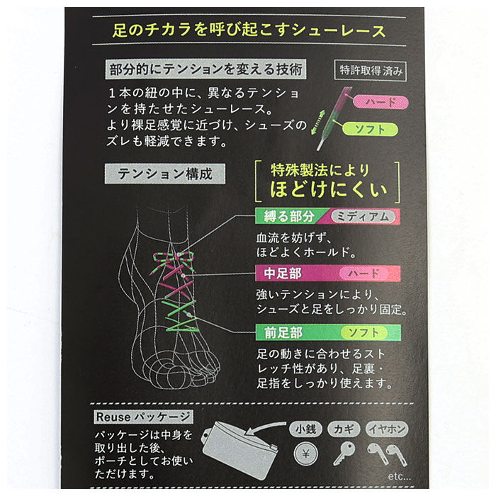 BACKYARD FAMILY「結ばない靴紐 通販 CATERPY キャタピー MAGIC LACE マジックレース 105cm」|その他|