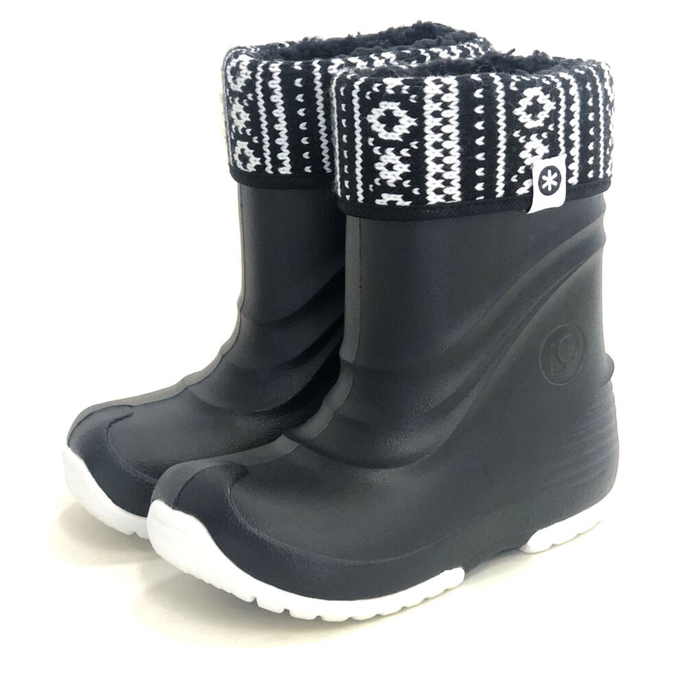 BACKYARD FAMILY「プーキーズ スノーブーツ POOKIES PK-EB510N 通販 キッズ ジュニア」|その他|ブラック1