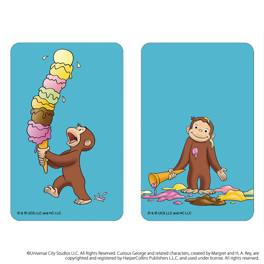 BACKYARD FAMILY「おさるのジョージ グッズ 通販 Curious George ステッカー まじかる百貨店ステッカー」|その他|