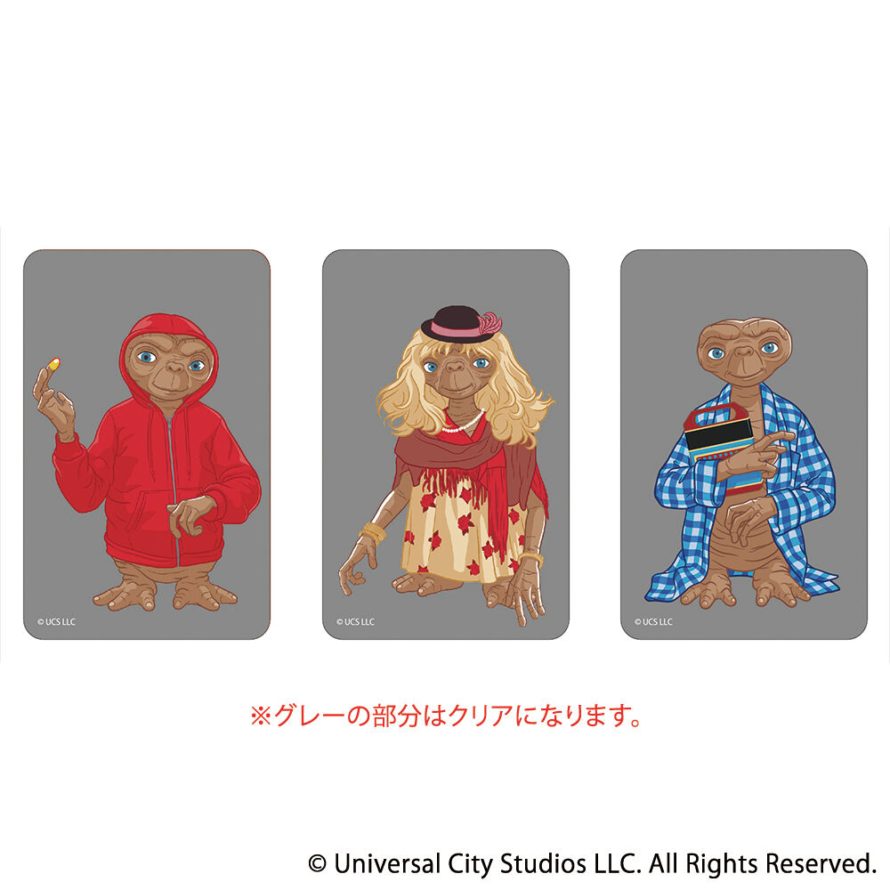 BACKYARD FAMILY「ET グッズ 通販 E.T. クリアカード まじかる百貨店クリアカード 4947864075576」|フィギュア・ホビー|
