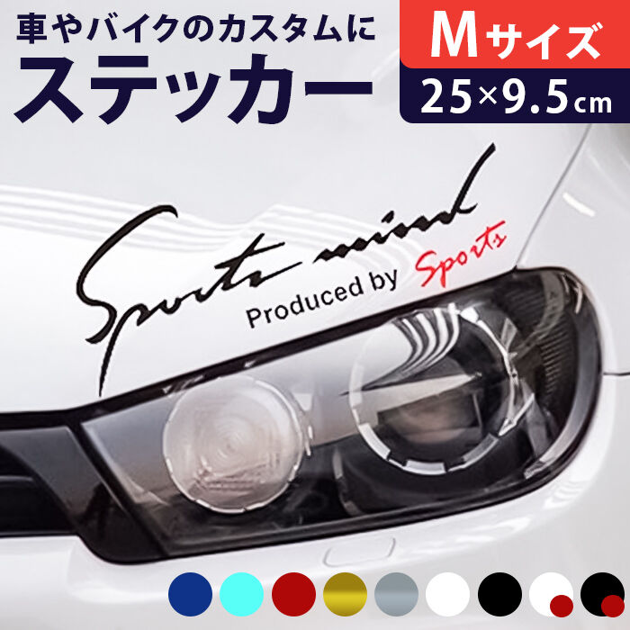 BACKYARD FAMILY「車 ステッカー おしゃれ 通販 Mサイズ 約9.5&times;25cm 車に貼るステッカー」|その他|