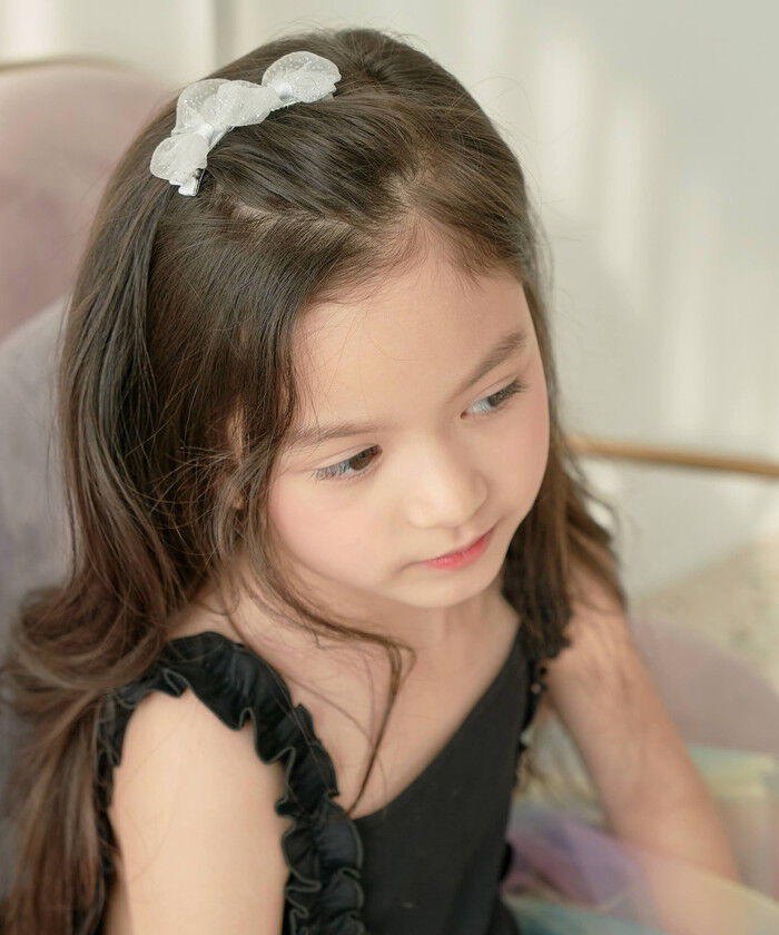 BACKYARD FAMILY「ヘアクリップ リボン 小さめ 2個セット 通販 ヘア クリップ ヘアピン 髪飾り 髪留め キッズ」|その他|