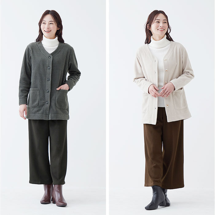 BACKYARD FAMILY「ワイドパンツ レディース 通販 ロングパンツ ワイド パンツ ズボン ボトムス あったか 暖かい」|その他|