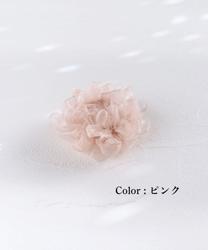 BACKYARD FAMILY「Rora シュシュ キッズ 通販 ローラ ふわふわ 髪飾り お団子 ヘアゴム ポニーテール 女の子」|ヘアゴム・シュシュ|