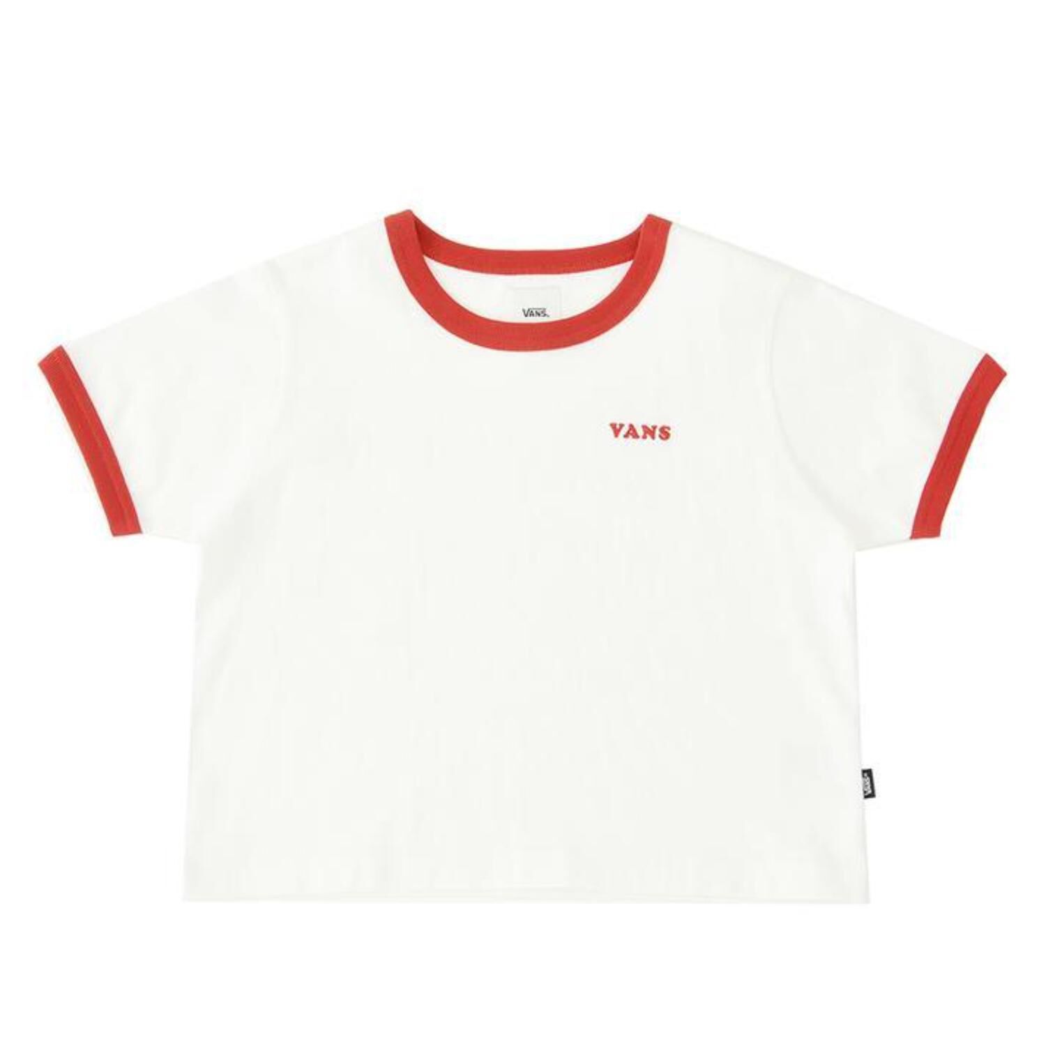 VANS「【VANSｱﾊﾟﾚﾙ(WJ)】W VANS Logo Ringer TEE」|Tシャツ・カットソー|