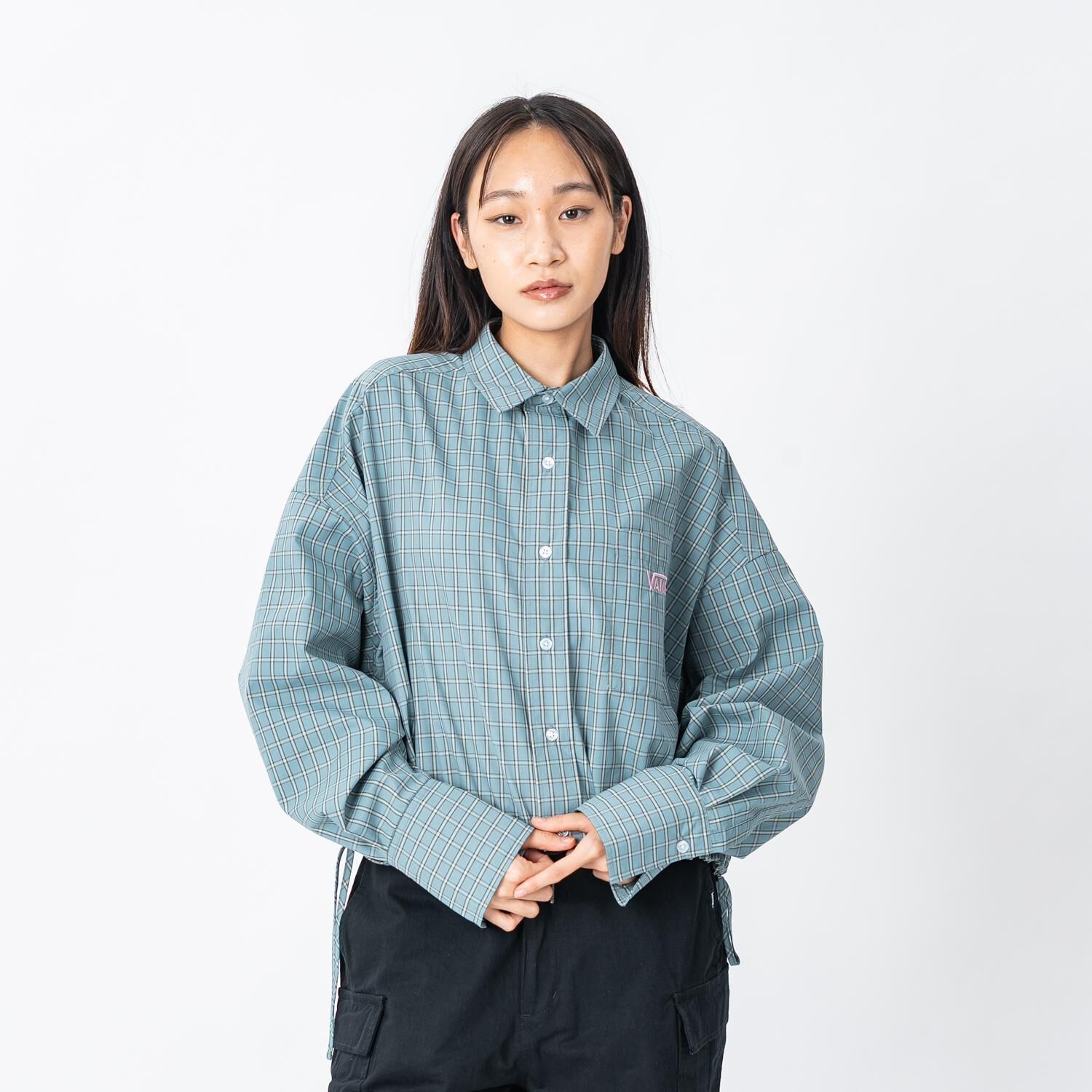 VANS「【VANSｱﾊﾟﾚﾙ(WJ)】W DRAWSTRING CHECK SHIRT」|Tシャツ・カットソー|