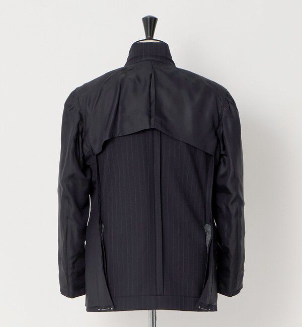 UNITED ARROWS「ネイビー ストライプ ダブル 6ボタン スーツ MCーMODEL ヨコストレッチ」|スーツ|