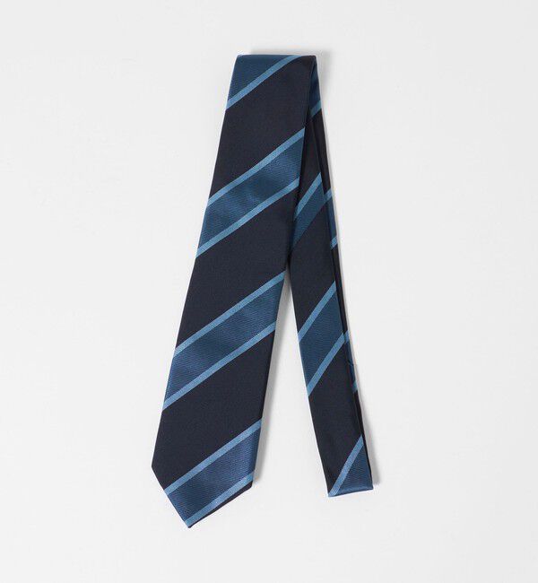 UNITED ARROWS「ワイド レジメンタル ネクタイ」|ネクタイ・蝶ネクタイ|NAVY