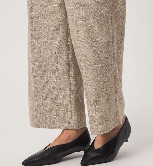 UNITED ARROWS green label relaxing「［size SHORT/TALLあり］スラブ ワイド ストレート パンツ」|スラックス|