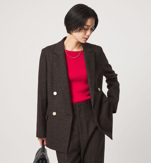 UNITED ARROWS green label relaxing「［size SHORTあり］スラブ ダブルジャケット」|テーラードジャケット|