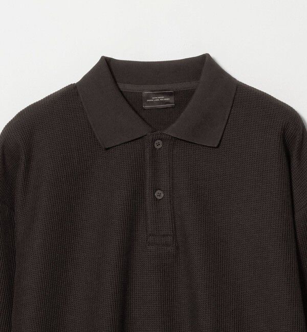UNITED ARROWS green label relaxing「ワッフル 長袖 ポロシャツ」|ポロシャツ|