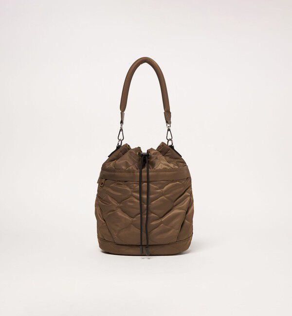 UNITED ARROWS green label relaxing「【WEB限定】＜PARTE＞キルティング ドロストバッグ / ショルダーバッグ はっ水」|ショルダー・メッセンジャー|