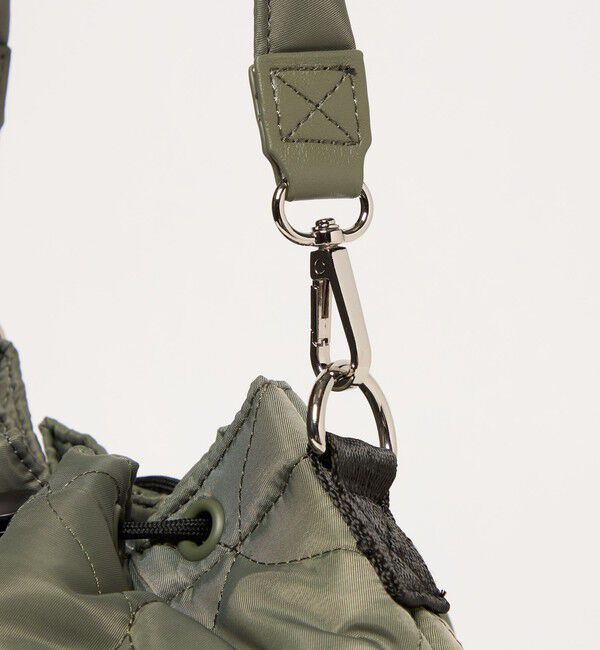 UNITED ARROWS green label relaxing「【WEB限定】＜PARTE＞キルティング ドロストバッグ / ショルダーバッグ はっ水」|ショルダー・メッセンジャー|