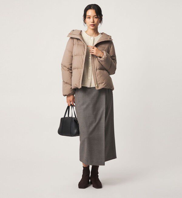 UNITED ARROWS green label relaxing「［size SHORTあり］FOXブレンド セッケツ ノーカラー カーディガン」|カーディガン|