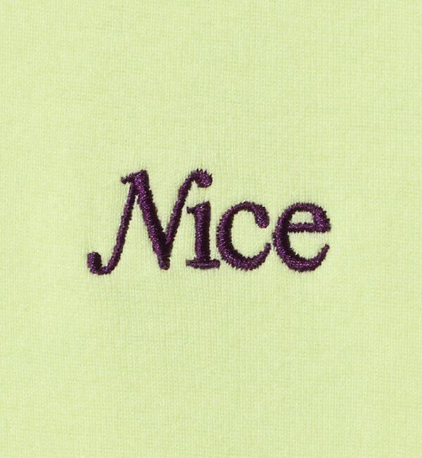 NICE WEATHER「＜NICE WEATHER＞ロゴ フィットTシャツ」|Tシャツ・カットソー|