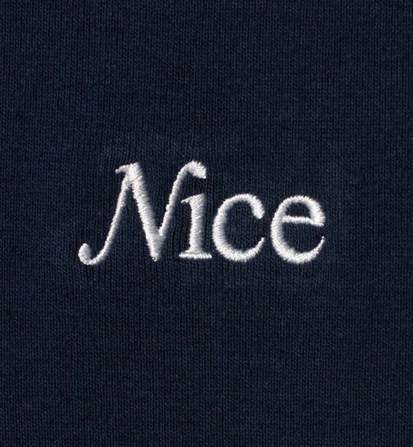NICE WEATHER「＜NICE WEATHER＞ロゴ フィットTシャツ」|Tシャツ・カットソー|