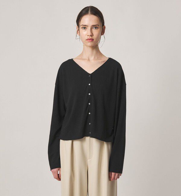 STEVEN ALAN「＜Steven Alan＞コットン Vネック カーディガン」|カーディガン|