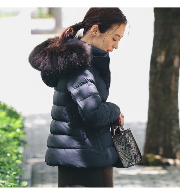 BEAMS SELECTION for WOMEN「【別注】TATRAS / KOSAVA セイル ファー ダウンジャケット」|ブルゾン・スタジャン|
