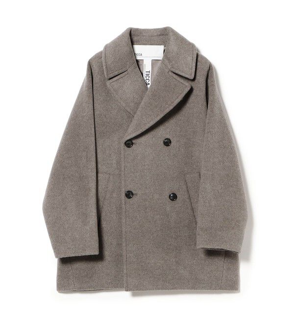 BEAMS SELECTION for WOMEN「TICCA / ウール ピーコート」|ブルゾン・スタジャン|