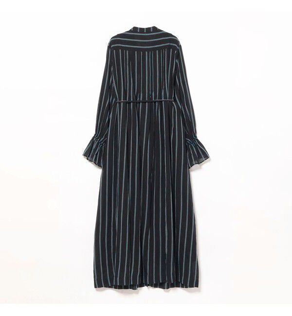 BEAMS SELECTION for WOMEN「ne Quittez pas / コットンボイル ストライプ ピンタック ワンピース」|ワンピース|